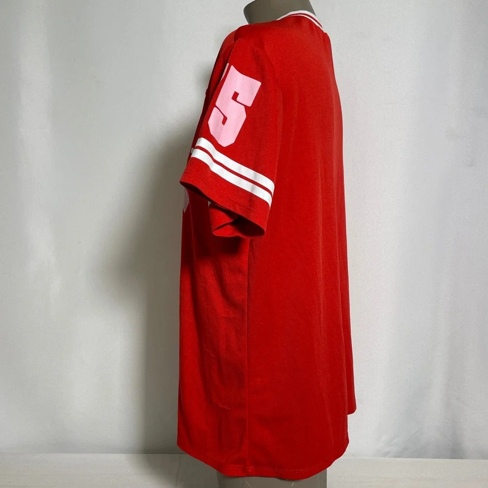 Formula 1 F1 Racing Division Hybrid Apparel Red Pit Crew Jersey Women's MEDIUM - Picture 7 of 12